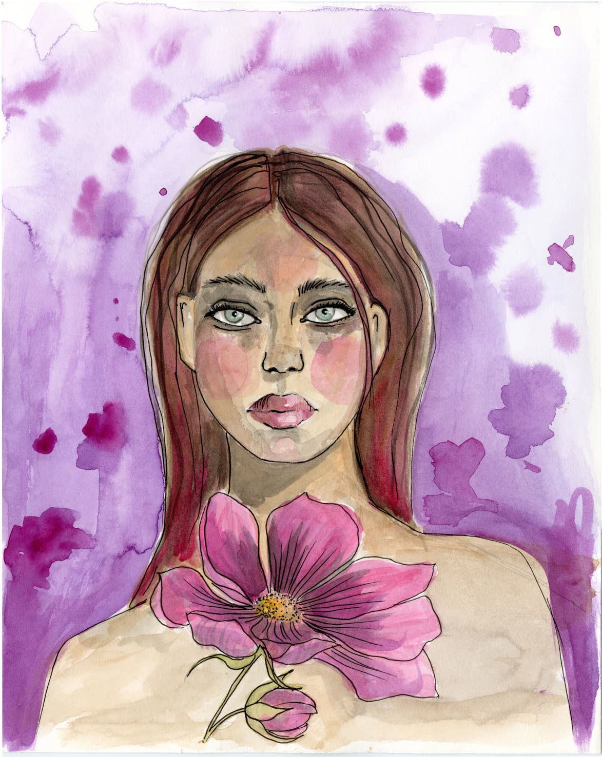 Druck "Beauty surrounds us"